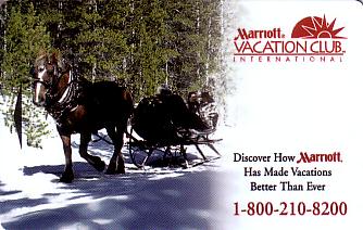 Hotel Keycard Marriott - Vacation Club Generic Front