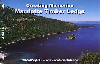 Hotel Keycard Marriott - Vacation Club Generic Front
