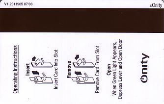 Hotel Keycard Marriott - Vacation Club Generic Back