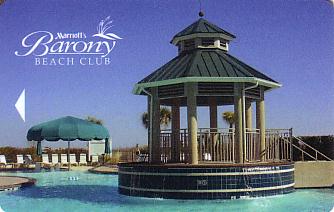 Hotel Keycard Marriott - Vacation Club Barony Beach Club U.S.A. Front