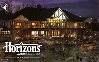 Hotel Keycard Marriott - Vacation Club Branson U.S.A. Front