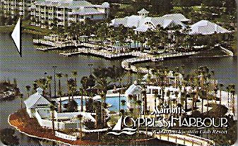 Hotel Keycard Marriott - Vacation Club Cypress Harbour U.S.A. Front