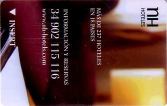 Hotel Keycard NH Hotels Generic Front