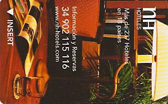 Hotel Keycard NH Hotels Generic Front