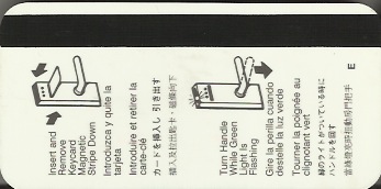 Hotel Keycard Nikko Bali Indonesia Back