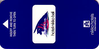 Hotel Keycard Nikko Bali Indonesia Front