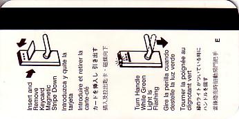 Hotel Keycard Nikko Bali Indonesia Back