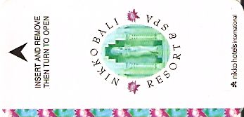 Hotel Keycard Nikko Bali Indonesia Front