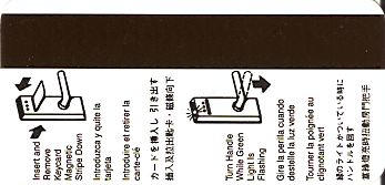 Hotel Keycard Nikko Bali Indonesia Back