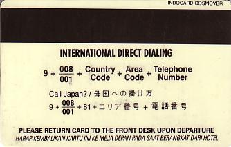Hotel Keycard Nikko Jakarta Indonesia Back
