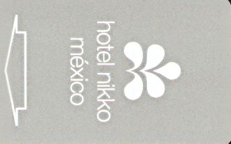 Hotel Keycard Nikko Mexico City Mexico Front