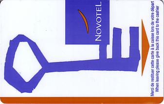 Hotel Keycard Novotel Generic Front