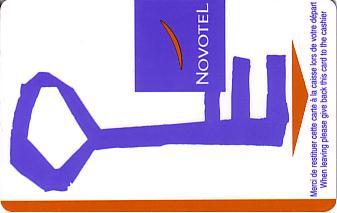 Hotel Keycard Novotel Generic Front
