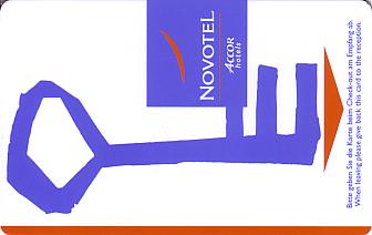 Hotel Keycard Novotel Generic Front