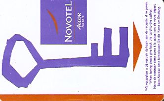 Hotel Keycard Novotel Generic Front