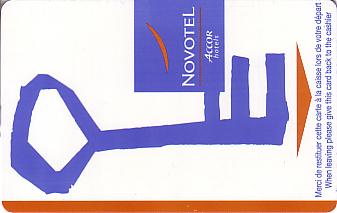 Hotel Keycard Novotel Generic Front