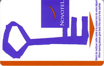 Hotel Keycard Novotel Generic Front