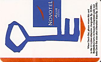 Hotel Keycard Novotel Generic Front