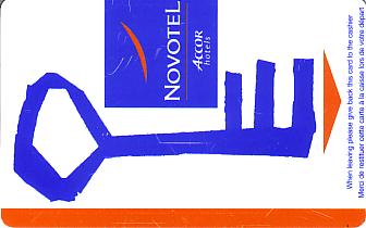 Hotel Keycard Novotel Generic Front