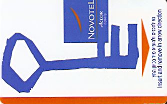 Hotel Keycard Novotel Generic Front