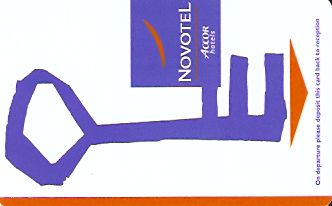 Hotel Keycard Novotel Generic Front