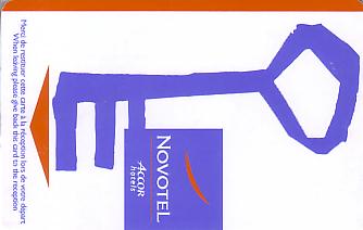 Hotel Keycard Novotel Generic Front