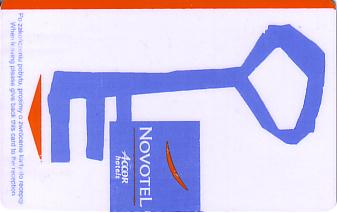 Hotel Keycard Novotel Generic Front