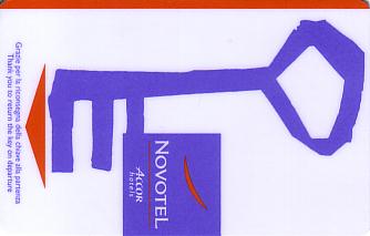 Hotel Keycard Novotel Generic Front