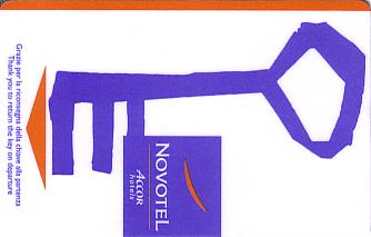 Hotel Keycard Novotel Generic Front