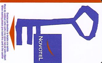 Hotel Keycard Novotel  Andorra Front