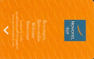 Hotel Keycard Novotel  Andorra Front