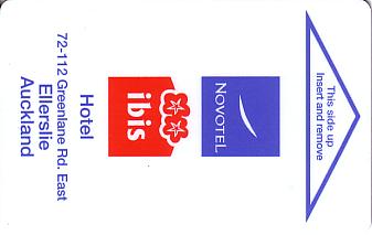 Hotel Keycard Novotel Auckland New Zealand Front