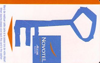 Hotel Keycard Novotel Dakar Senegal Front