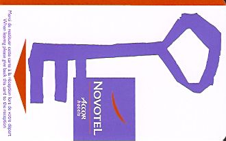 Hotel Keycard Novotel  Luxembourg Front