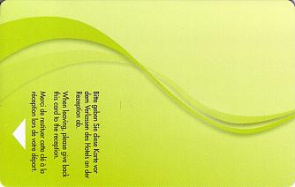 Hotel Keycard Novotel  Luxembourg Front