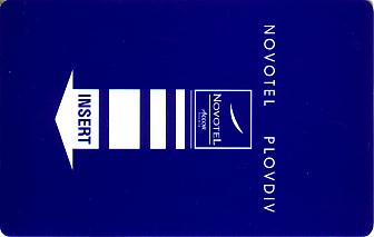 Hotel Keycard Novotel Plovdiv Bulgaria Front