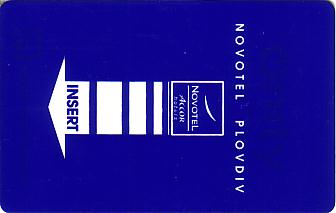 Hotel Keycard Novotel Plovdiv Bulgaria Front