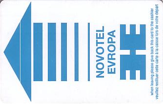 Hotel Keycard Novotel Sofia Bulgaria Front