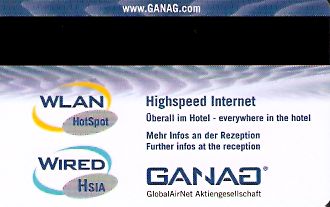 Hotel Keycard Park inn  Generic Back