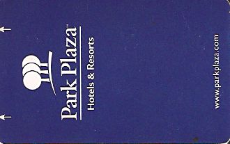 Hotel Keycard Park plaza Generic Front
