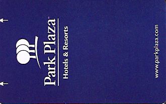 Hotel Keycard Park plaza Generic Front