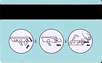 Hotel Keycard Park plaza Beijing China Back
