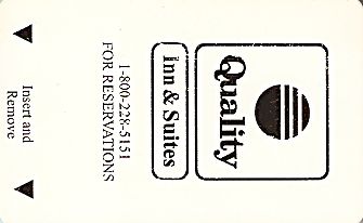 Hotel Keycard Quality Inn & Suites Generic Front