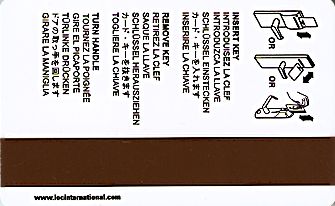 Hotel Keycard Quality Inn & Suites Generic Back