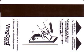 Hotel Keycard Quality Inn & Suites Generic Back