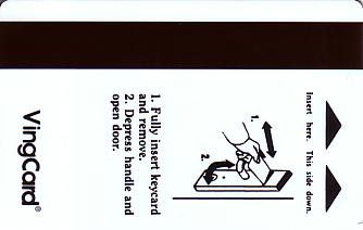 Hotel Keycard Quality Inn & Suites Generic Back