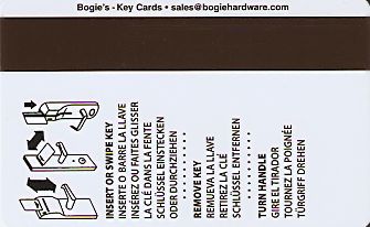 Hotel Keycard Quality Inn & Suites Generic Back