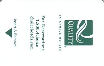 Hotel Keycard Quality Inn & Suites Generic Front