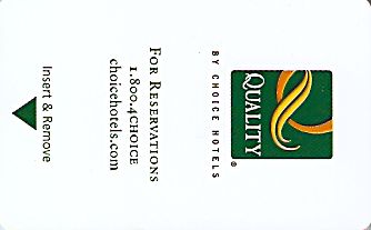 Hotel Keycard Quality Inn & Suites Generic Front