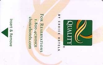 Hotel Keycard Quality Inn & Suites Generic Front